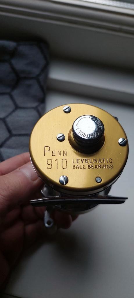 Penn 910 reel, vintage, maar prachtige staat!, Watersport en Boten, Hengelsport | Algemeen, Molen, Ophalen of Verzenden