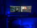Complete gaming setup inclusief PC en 2 MSI curved monitoren, Computers en Software, Desktop Pc's, Gebruikt, Gaming, SSD, Ophalen