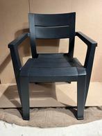 6 zwarte terrasstoelen - nieuw en stapelbaar, Ophalen, Nieuw, Kunststof, Stapelbaar