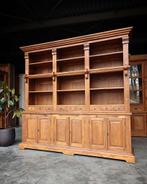 Teakhout Boekenkast | Bibliotheekkast | Winkelkast #2666, Niet ingevuld, Gebruikt, Met deur(en), 200 cm of meer