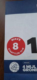 4 mijl van groningen startbewijs, Ophalen of Verzenden, Nieuw, Overige typen, Overige merken