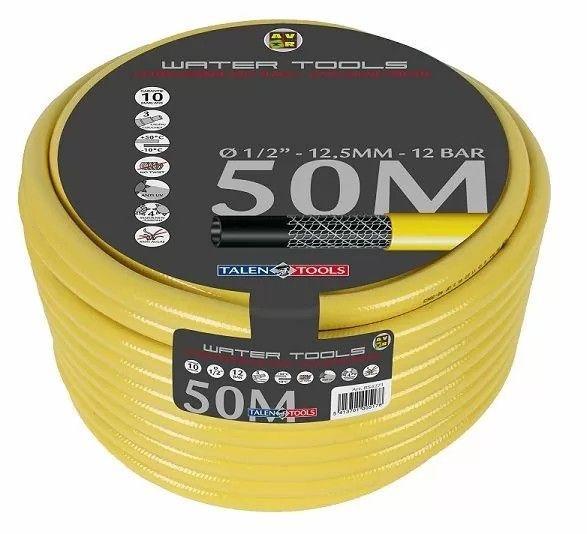 ACTIE - Gele tuinslang 3/4” - 50M - 3 lagen - 12 Bar, Tuin en Terras, Tuinslangen, Nieuw, Tuinslang, Ophalen of Verzenden