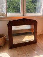 Art Deco Amsterdamse School Vintage Spiegel, Ophalen, Rechthoekig, Minder dan 100 cm