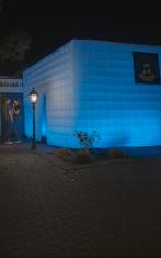 Opblaasbare witte partytent 6x6 met led verlichting huren?, Opvouwbaar, Partytent, Zo goed als nieuw, 4 tot 6 meter