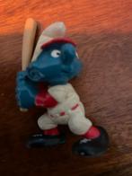 Honkbal Smurf - Vintage Schleich Figuur, Ophalen of Verzenden, Gebruikt, Overige Smurfen, Poppetje, Figuurtje of Knuffel