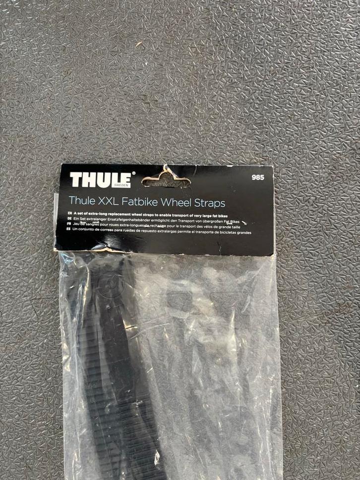 Thule XXL Banden Straps Achterdrager, Auto diversen, Fietsendragers, Nieuw, Fietsendrager-accessoire, 2 fietsen, Brede banden