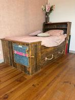 Prachtig uniek kinderbed, Kinderen en Baby's, Kinderkamer | Bedden, Ophalen, 85 tot 100 cm, Zo goed als nieuw, Matras