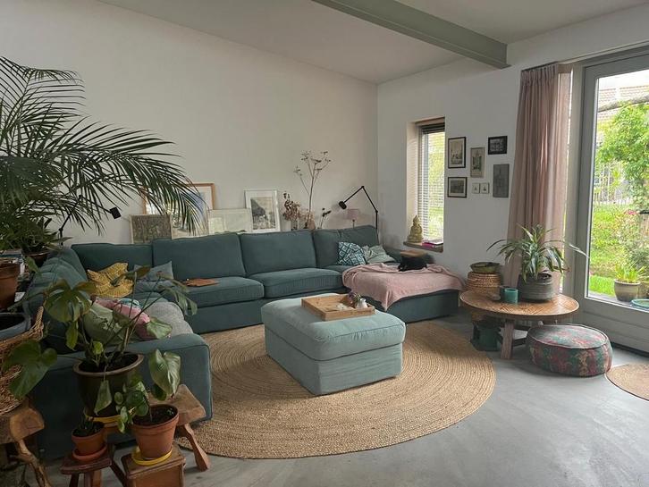 IKEA Kivik hoekbank 6-persoons - Turkoois, Huis en Inrichting, Banken | Bankstellen, Zo goed als nieuw, Hoekbank, Vierpersoons of meer