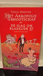 Het Akropolis Genootschap - Tosca Menten, Fictie algemeen, Ophalen of Verzenden, Zo goed als nieuw, Tosca Menten