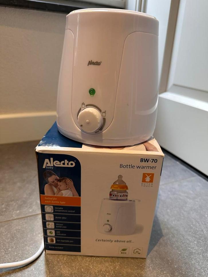 Alecto BW-70 Flessenwarmer, Kinderen en Baby's, Babyvoeding en Toebehoren, Zo goed als nieuw, Flessen- of potjesverwarmer, Ophalen of Verzenden