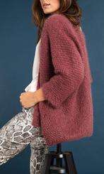 Studio Anneloes Lisa wool cardigan wine-red L, Maat 42/44 (L), Ophalen of Verzenden, Zo goed als nieuw, Overige kleuren