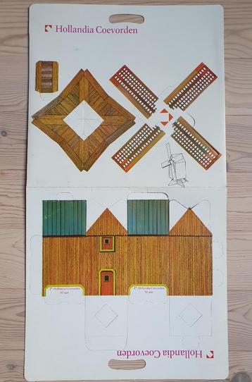 bouwplaat van molen - uitgave 50 jaar Hollandia Coevorden beschikbaar voor biedingen