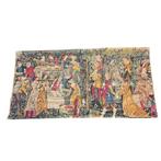 Vintage Gobelin stijl wandkleed Les Vendanges, jaren 60/70, Ophalen, Gebruikt