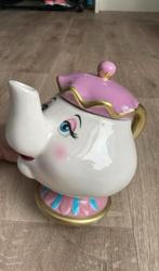 ZGAN Disney theepot mevrouw Tuit - Beauty & the Beast, Ophalen of Verzenden, Assepoester of Belle, Zo goed als nieuw, Servies