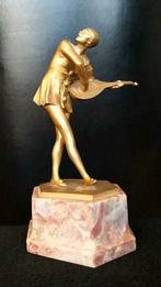 Art Deco brons beeld Franz Peleska-Lunard Bronze Sculpture, Antiek en Kunst, Antiek | Koper en Brons, Ophalen of Verzenden, Brons