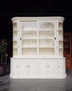 Cremé Winkelkast | Bolle glazen | Servieskast | Uniek #2625, Niet ingevuld, 200 cm of meer, Niet ingevuld, Ophalen of Verzenden