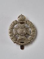 WW1 WW2 British Rifle Brigade cap badge, Verzamelen, Ophalen of Verzenden, Landmacht, Engeland, Embleem of Badge