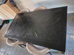 Eettafel mango hout zwart 160 x 90, Huis en Inrichting, Tafels | Eettafels, Ophalen, Gebruikt, 50 tot 100 cm, 150 tot 200 cm