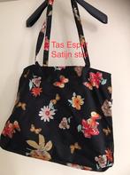 Esprit satijnen tas met gekleurde bloemenprint, Sieraden, Tassen en Uiterlijk, Tassen | Schoudertassen, Nieuw, Ophalen of Verzenden