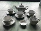 12 delig porseleinen kinder theeservies - wit/ groen, Ophalen, Nieuw, Overige materialen, Speelkeuken-accessoire