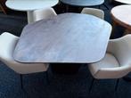 Eettafel Beau – Mangohout Bruin, Zo goed als nieuw, Vijf personen of meer, Rechthoekig, 50 tot 100 cm