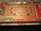 Houten Panter sigaren kist ( 24X12X4 cm ), Ophalen of Verzenden, Gebruikt, Verpakking