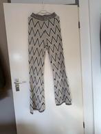 C&S Paris Zigzag Broek Maat M feestkleding, Maat 38/40 (M), Beige, Ophalen of Verzenden, Zo goed als nieuw