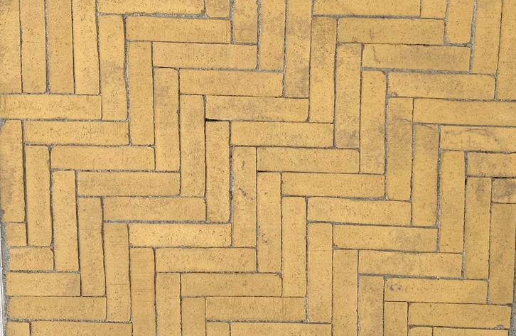 Gebakken klinker geel, Tuin en Terras, Tegels en Klinkers, Nieuw, Klinkers, Overige materialen, 10 m² of meer, Ophalen of Verzenden