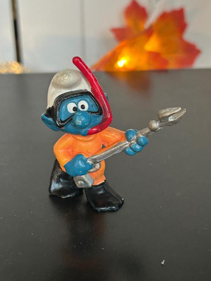 Schleich 20120 kikvorsman Smurf 1978, Verzamelen, Smurfen, Gebruikt, Poppetje, Figuurtje of Knuffel, Overige Smurfen, Ophalen of Verzenden