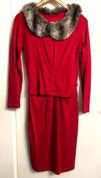 Rode jurk van Juffrouw Jansen Maat L, Maat 38/40 (M), Juffvrouw Jansen, Ophalen of Verzenden, Zo goed als nieuw