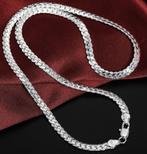 Ketting 925 sterling zilver 50 CM X 6 MM ongedragen -NIEUW-, Sieraden, Tassen en Uiterlijk, Kettingen, Nieuw, Ophalen of Verzenden