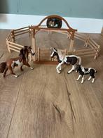 Schleich paarden met weiland, Ophalen of Verzenden, Zo goed als nieuw
