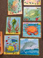 7 grote rijgkaarten borduur kaarten va 3 jaar thema zee, Kinderen en Baby's, Speelgoed | Educatief en Creatief, Ophalen of Verzenden