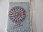 nr 35 pergamano mandala felicitatie kaart, Ophalen of Verzenden, Nieuw, Overige thema's
