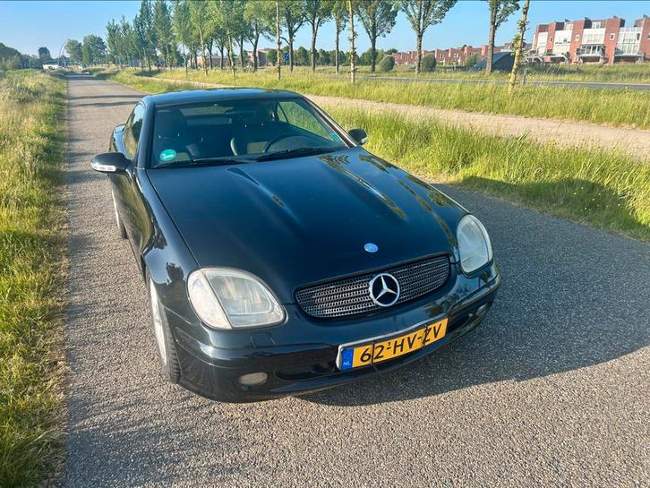 Mercedes-Benz SLK 3.2 Slk320 Roadster AUT 2002 Zwart, Auto's, Mercedes-Benz, Particulier, SLK, ABS, Airbags, Airconditioning, Alarm