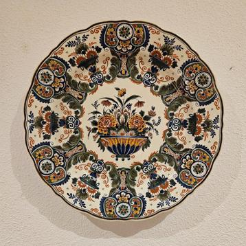 GROOT Delftsblauw Royal Delft bord 37 x 37 x 6 cm uit 1958! beschikbaar voor biedingen
