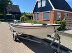 Elan T401L sloep/toer/vis boot met Honda 6 pk (VAARKLAAR), Watersport en Boten, Ophalen, Tot 10 pk, Zo goed als nieuw, 3 tot 6 meter
