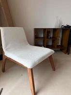 Loungestoel met teddy stof, Huis en Inrichting, Fauteuils, Ophalen, Zo goed als nieuw, 75 tot 100 cm, Stof