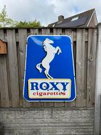 Vintage Roxy Cigarettes emaille Reclamebord, Verzamelen, Ophalen, Reclamebord, Gebruikt, .