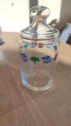 Boerenbont snoeppot glas, Ophalen of Verzenden, Zo goed als nieuw