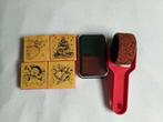 stempelset paddington en kerst, Ophalen of Verzenden, Gebruikt, Houten stempel