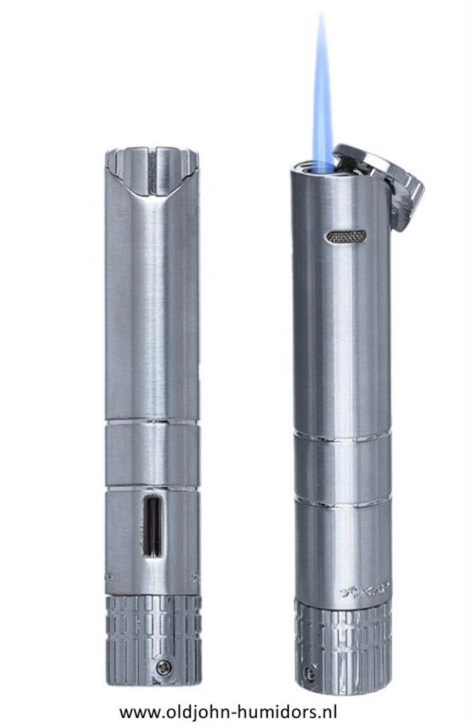 SIGAARAANSTEKER XIKAR – TURRIM JETFLAME – SILVER       sas69, Verzamelen, Rookartikelen, Aanstekers en Luciferdoosjes, Nieuw, Aansteker