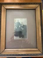 Antieke foto met gouden lijst en echtpaar, Ophalen