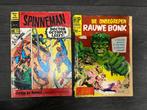 Buitenkans: 2 oude, unieke tijdschriften Spiderman + De Hulk, Gelezen, Europa, Ophalen of Verzenden, Diverse tekenaars en schrijvers