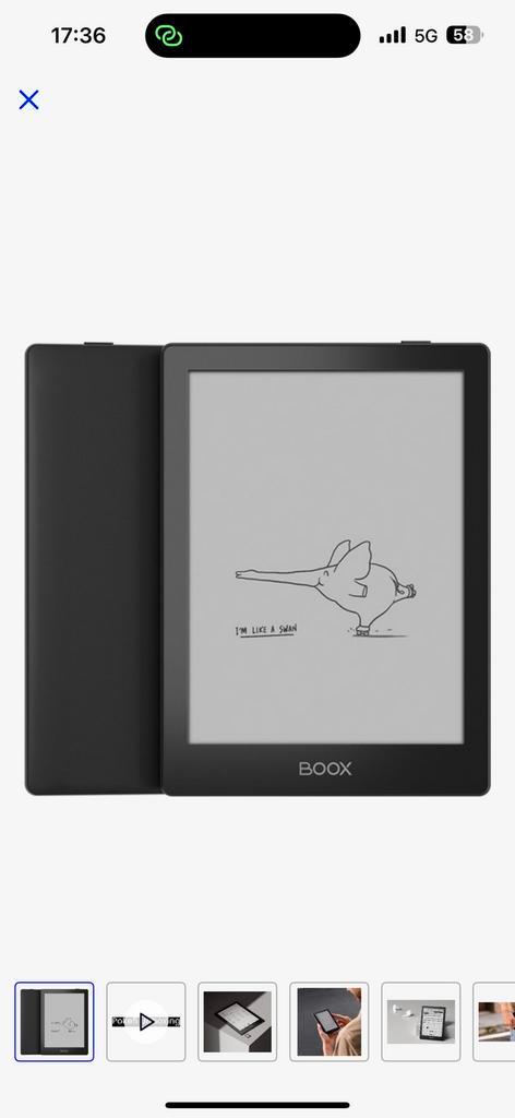 Onyx Boox Poke 5 e-reader, Computers en Software, E-readers, Zo goed als nieuw, Touchscreen, Ophalen of Verzenden