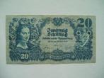 1014. Oostenrijk, 20 schilling 1945., Postzegels en Munten, Bankbiljetten | Europa | Niet-Eurobiljetten, Los biljet, Oostenrijk