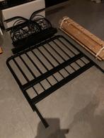 Minnen ikea zwart meegroei bed, Huis en Inrichting, Slaapkamer | Bedden, Eenpersoons, Zwart, Ophalen of Verzenden, Zo goed als nieuw