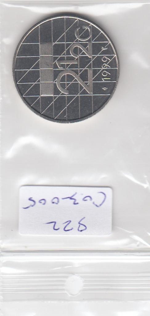 S22-C03-0005-M35 Nederland 2 1/2 Gulden BU 1999 KM206, Postzegels en Munten, Munten | Nederland, 2½ gulden, Koningin Beatrix, Verzenden
