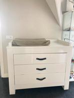 Kidsmill commode incl plank voor erboven hoogglans wit, 90 tot 105 cm, 50 tot 70 cm, Ophalen of Verzenden, Zo goed als nieuw