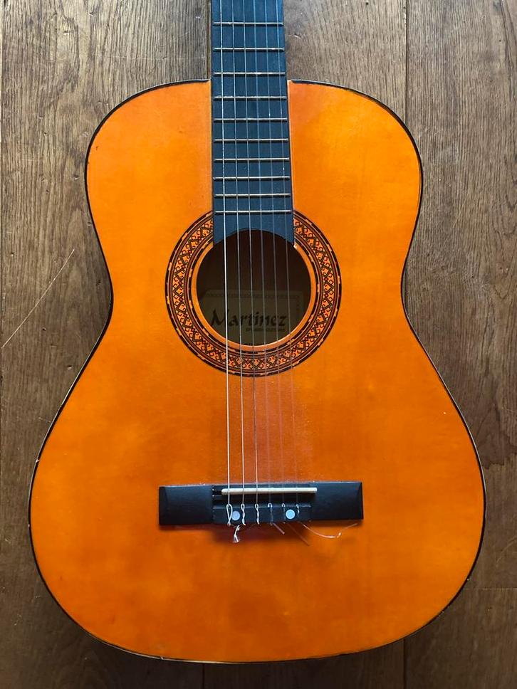Martinez Akoestische Gitaar, Muziek en Instrumenten, Snaarinstrumenten | Gitaren | Akoestisch, Gebruikt, Klassieke of Spaanse gitaar